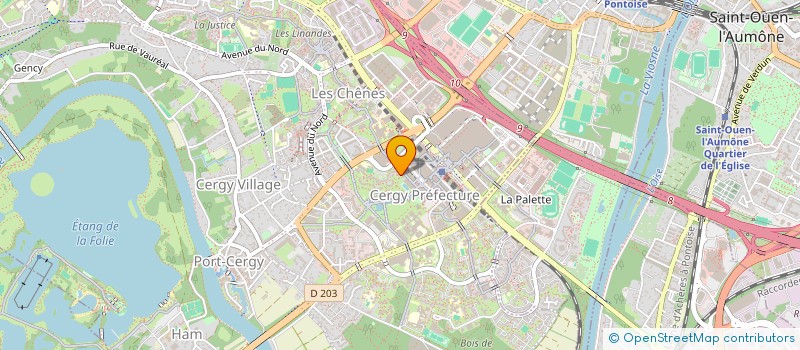 localisation de l'entreprise SCI STELLA BD  CERGY