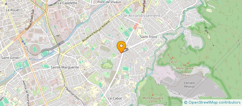 localisation de l'entreprise SCI STELLA MAR  MARSEILLE 10