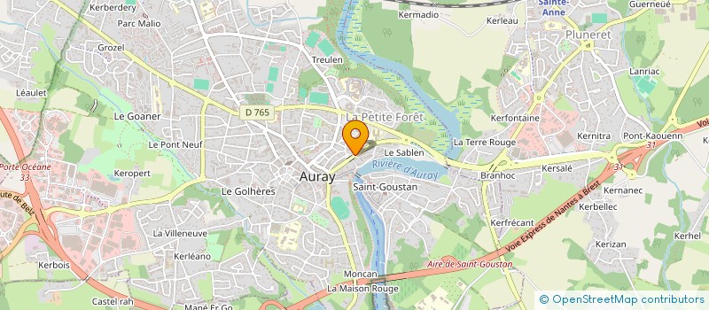 localisation de l'entreprise SCI STELLA MARIS à AURAY