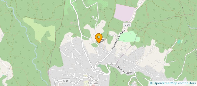 localisation de l'entreprise SCI STELLA MATUTINA  CALLIAN