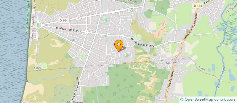 localisation de l'entreprise SCI STELLA MED  CUCQ