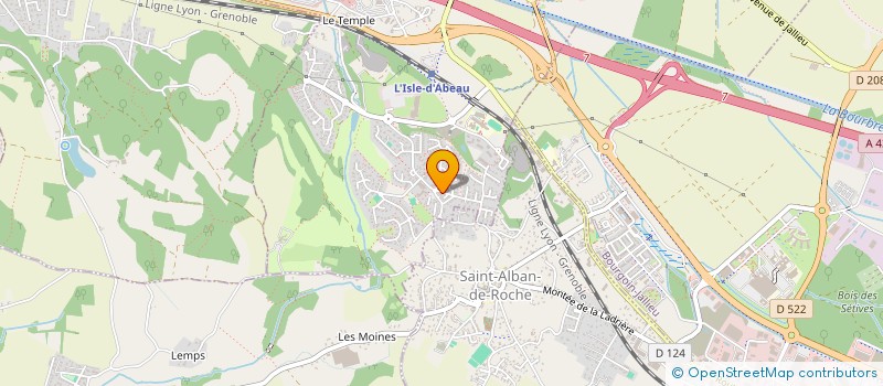 localisation de l'entreprise SCI STELLA PICCOLA  L'ISLE-D'ABEAU