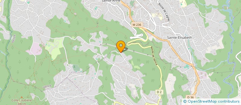 localisation de l'entreprise SCI STELLA PUNTA à SAINT-PAUL-DE-VENCE