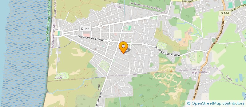 localisation de l'entreprise SCI STELLAC  CUCQ