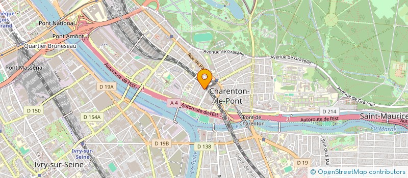 localisation de l'entreprise SCI STELLIE  CHARENTON-LE-PONT