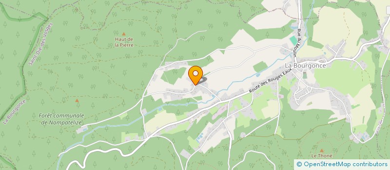 localisation de l'entreprise SCI STELLINE  LA BOURGONCE