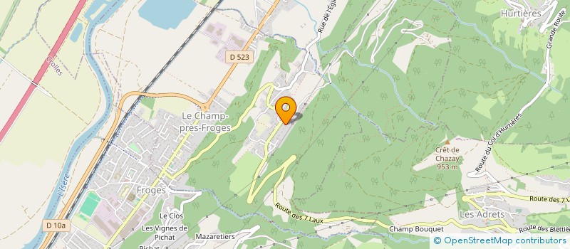 localisation de l'entreprise SCI STELLO  LE CHAMP-PRES-FROGES