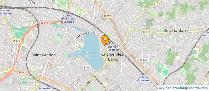 localisation de l'entreprise SCI STELO à ENGHIEN-LES-BAINS