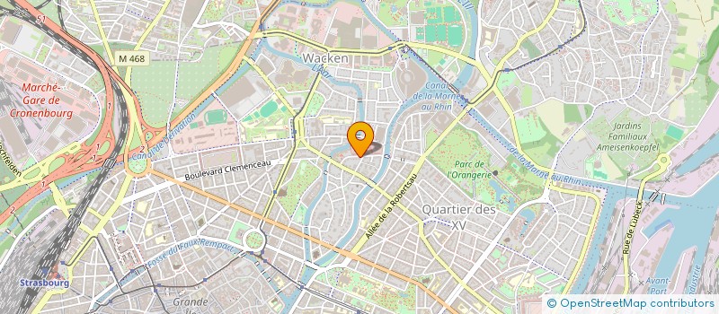 localisation de l'entreprise SCI STELYCED  STRASBOURG