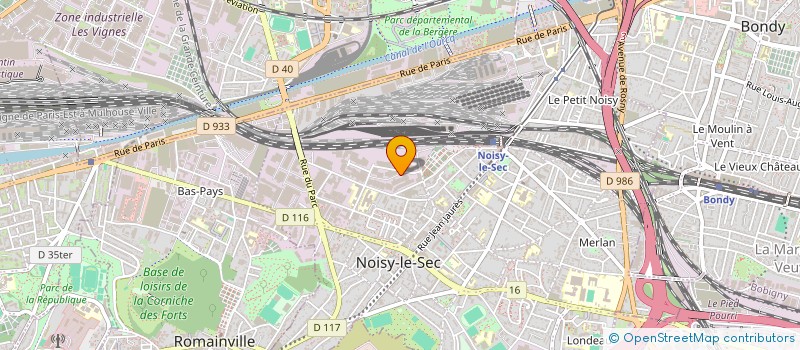 localisation de l'entreprise SCI STEM à NOISY-LE-SEC