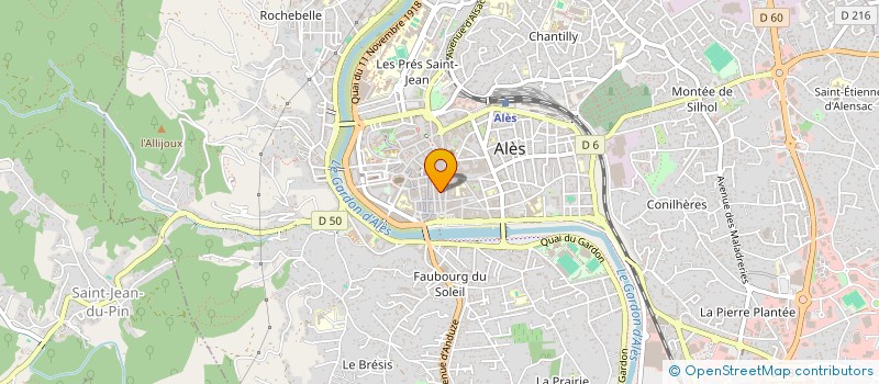 localisation de l'entreprise SCI STEM  ALES