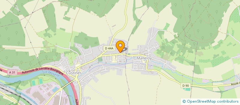 localisation de l'entreprise SCI STEM  CUSTINES