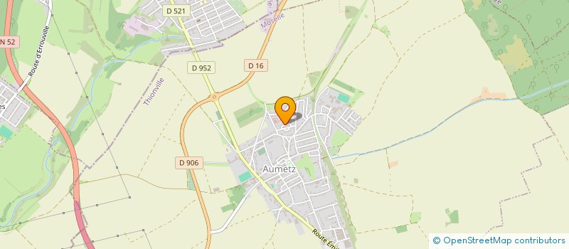 localisation de l'entreprise SCI STEMA  AUMETZ