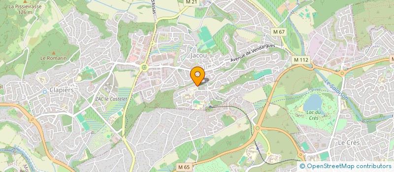 localisation de l'entreprise SCI STEMA à JACOU