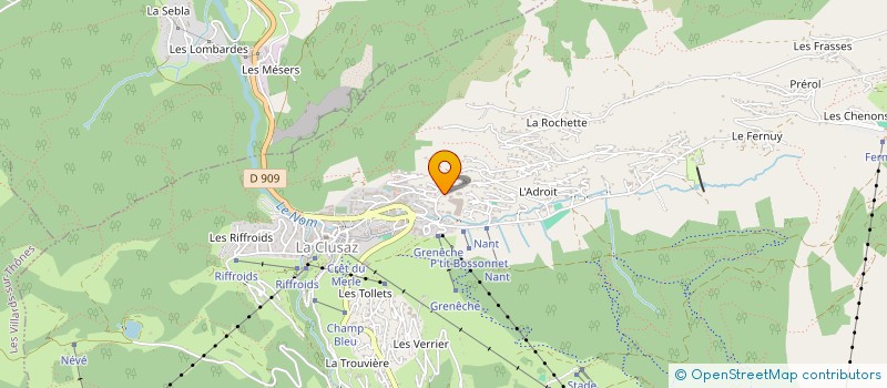 localisation de l'entreprise SCI STEMA à LA CLUSAZ