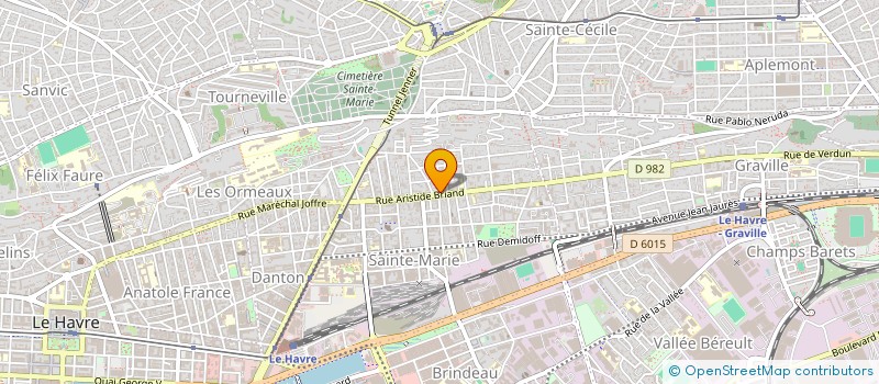 localisation de l'entreprise SCI STEMA à LE HAVRE