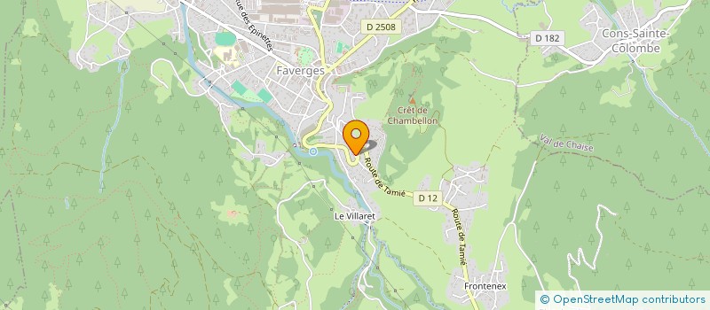 localisation de l'entreprise SCI STEMA  FAVERGES-SEYTHENEX