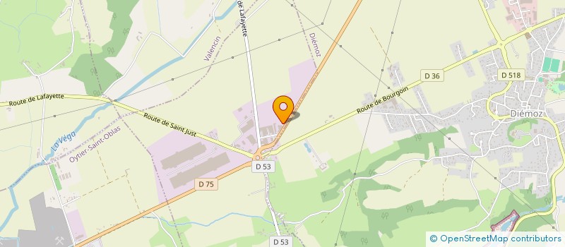 localisation de l'entreprise SCI STEMA  DIEMOZ