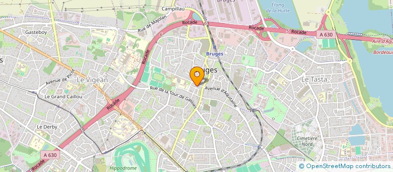 localisation de l'entreprise SCI STEMAG  BRUGES