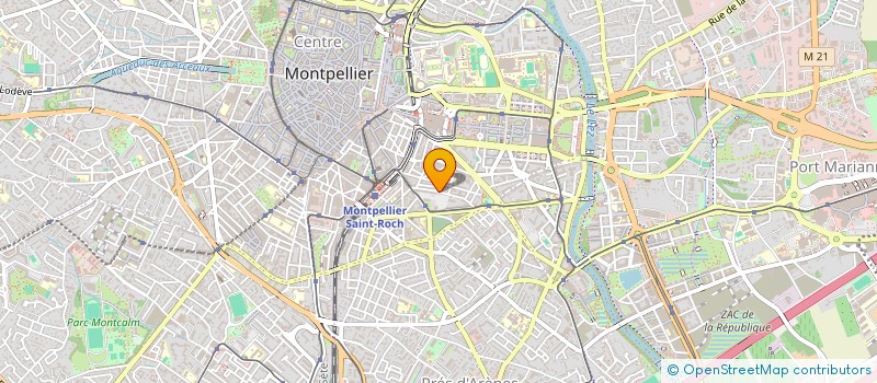 localisation de l'entreprise SCI STEMI 34  MONTPELLIER