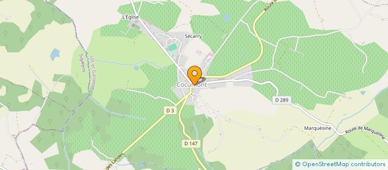 localisation de l'entreprise SCI STEMIE à COCUMONT