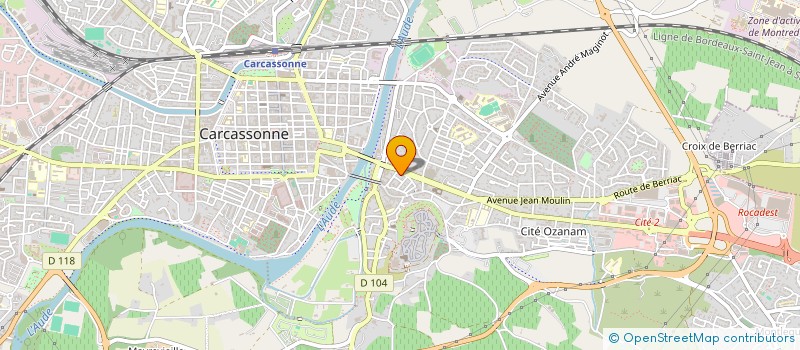 localisation de l'entreprise SCI STEMMA à CARCASSONNE