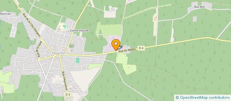 localisation de l'entreprise SCI STEMY  HOURTIN