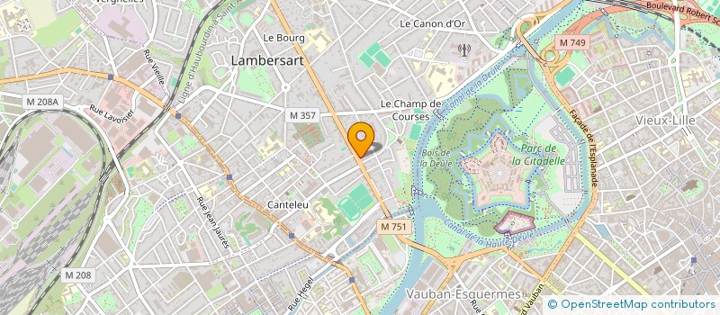 localisation de l'entreprise SCI STENA à LAMBERSART