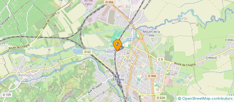 localisation de l'entreprise SCI STENA  CHAGNY