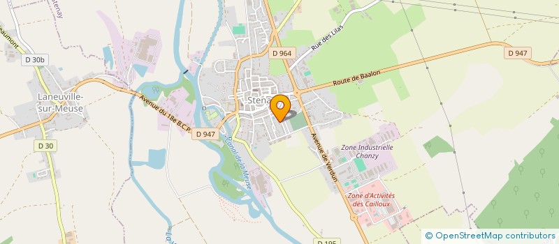 localisation de l'entreprise SCI STENAY SAINT MAURICE à STENAY