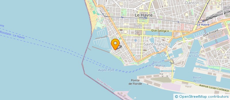 localisation de l'entreprise SCI STENDHAL à LE HAVRE