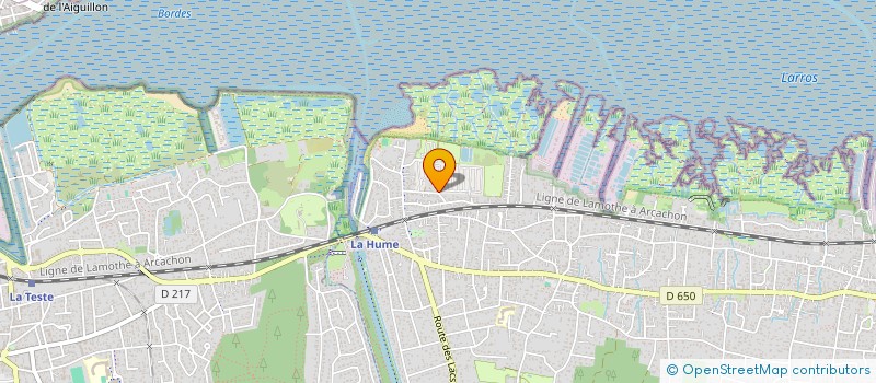 localisation de l'entreprise SCI STENE  GUJAN-MESTRAS