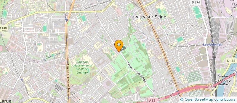 localisation de l'entreprise SCI STENEL  VITRY-SUR-SEINE