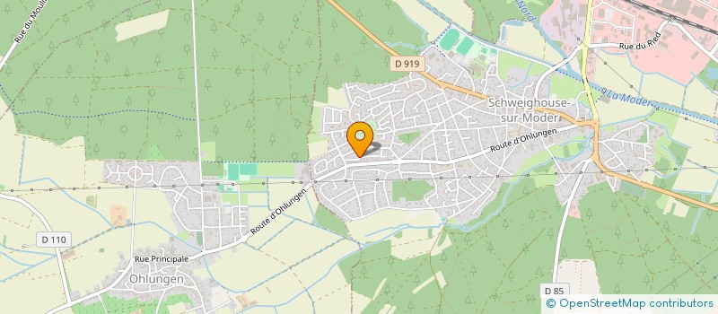 localisation de l'entreprise SCI STENGER GANGLOFF  SCHWEIGHOUSE-SUR-MODER