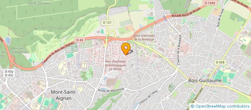 localisation de l'entreprise SCI STENI  MONT-SAINT-AIGNAN