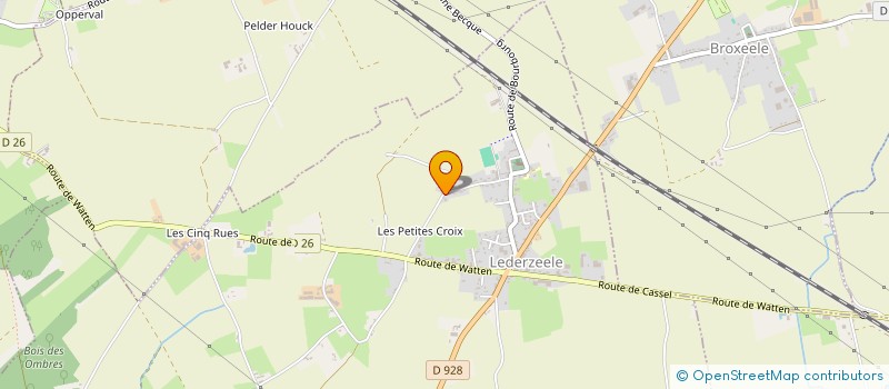 localisation de l'entreprise SCI STENI  LEDERZEELE