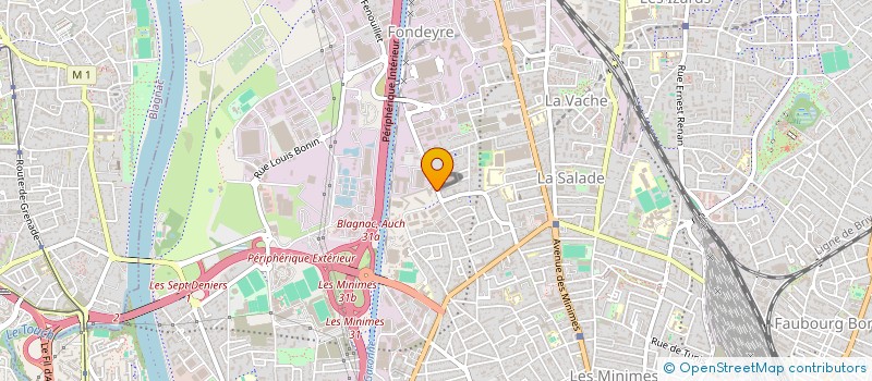 localisation de l'entreprise SCI STENI à TOULOUSE
