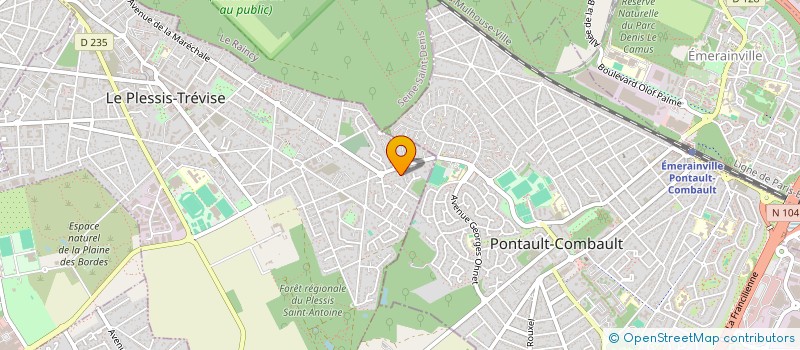 localisation de l'entreprise SCI STENICO  LE PLESSIS-TREVISE