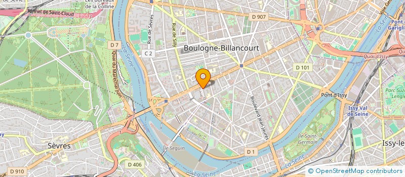 localisation de l'entreprise SCI STENY à BOULOGNE-BILLANCOURT
