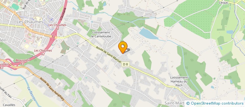 localisation de l'entreprise SCI STEOLIANE  MONTAUBAN