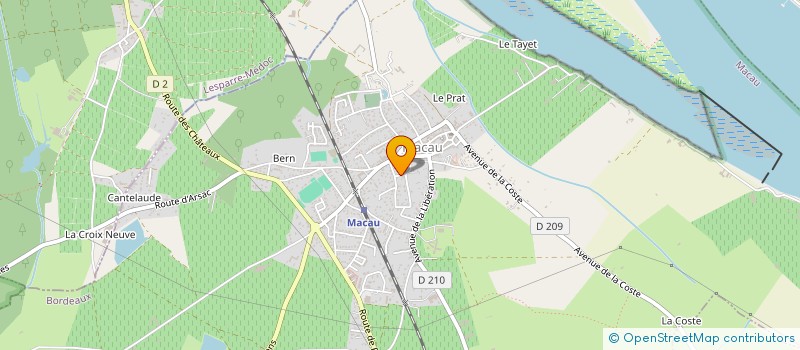 localisation de l'entreprise SCI STEOLSE  MACAU