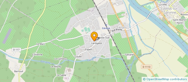 localisation de l'entreprise SCI STEPAC  LANDIRAS