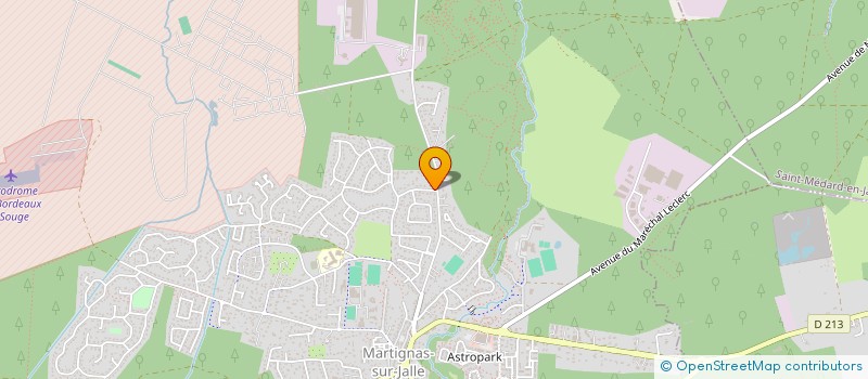 localisation de l'entreprise SCI STEPAM  MARTIGNAS-SUR-JALLE