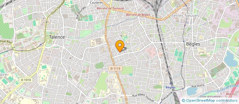 localisation de l'entreprise SCI STEPANI à BEGLES