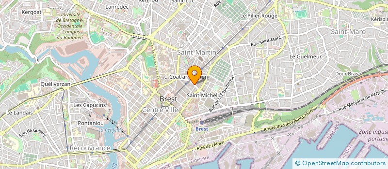 localisation de l'entreprise SCI STEPH  BREST