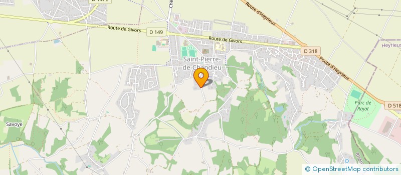 localisation de l'entreprise SCI STEPH  SAINT-PIERRE-DE-CHANDIEU