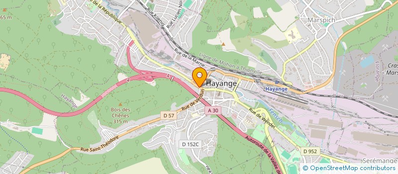 localisation de l'entreprise SCI STEPH  HAYANGE