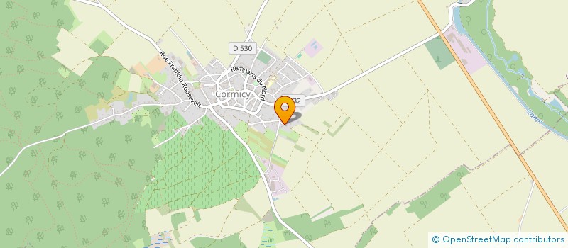 localisation de l'entreprise SCI STEPHAJY  CORMICY