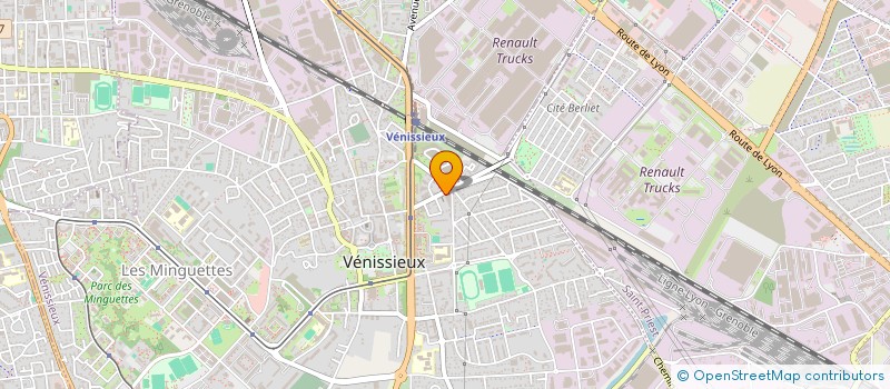 localisation de l'entreprise SCI STEPHAL  VENISSIEUX