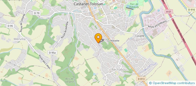 localisation de l'entreprise SCI STEPHAN à CASTANET-TOLOSAN